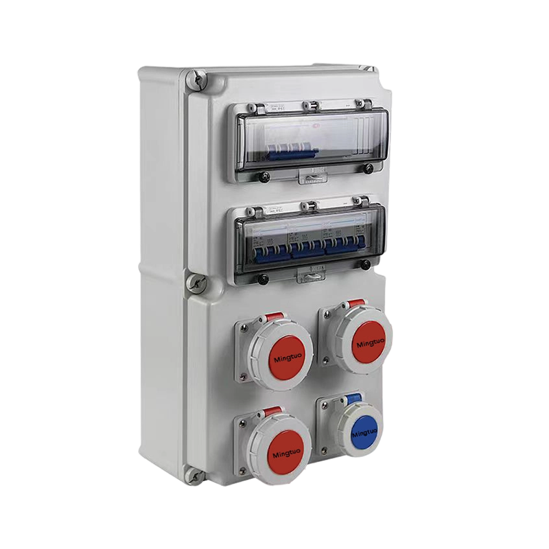 Boîte à douille industrielle étanche IP67 32 A 380 V – Boîtier en acier inoxydable