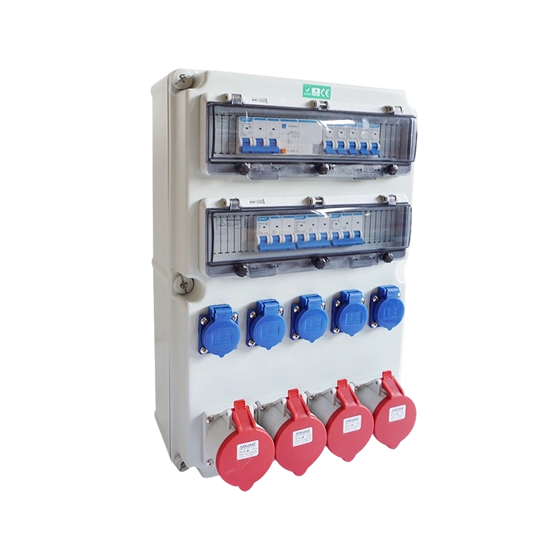 Boîte à douille industrielle étanche IP67 32 A 380 V – Boîtier en acier inoxydable