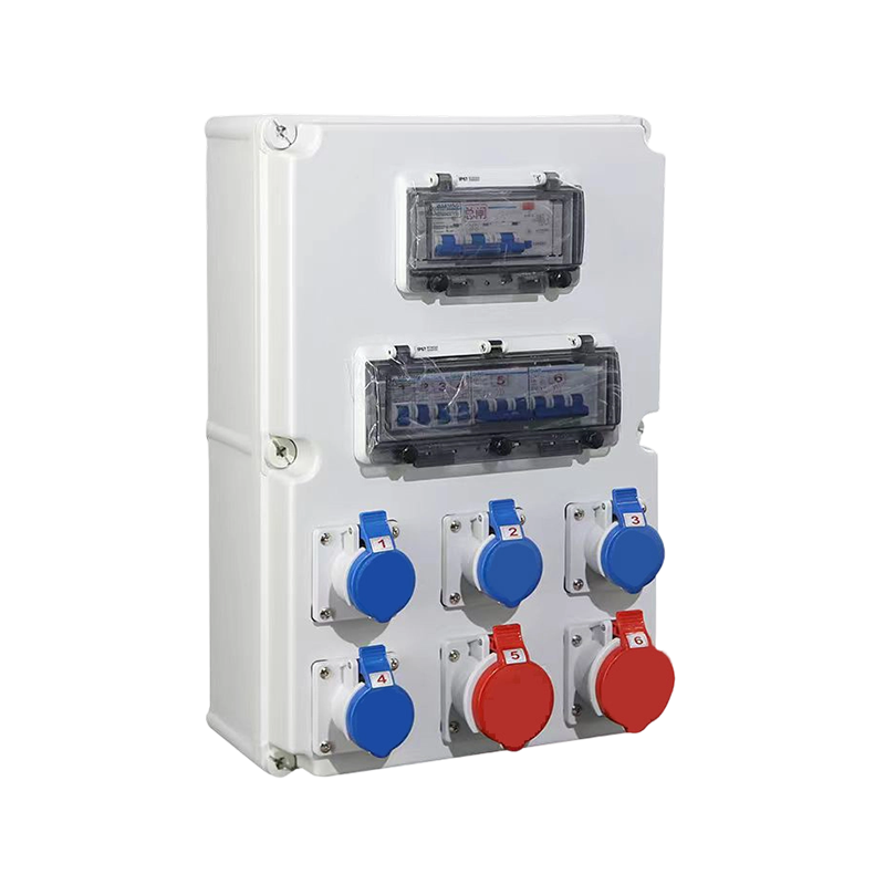 Boîte à douille industrielle étanche IP67 32 A 380 V – Boîtier en acier inoxydable