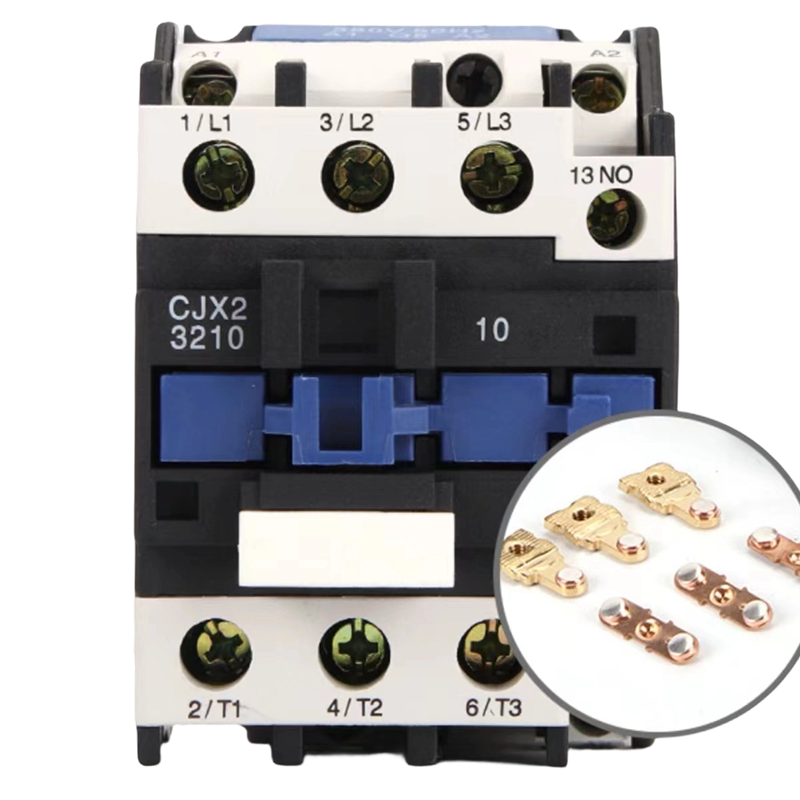 Contacteur magnétique CA 25A 220V – Interrupteur de commande de moteur sur rail DIN