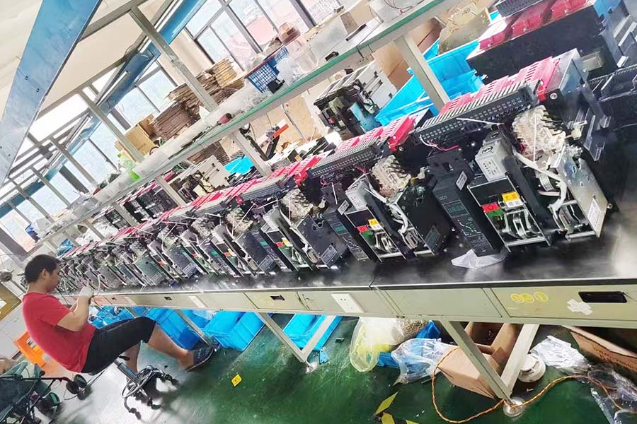 Affichage du produit fini